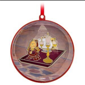 NWT Disney Pin Ornament - Christmas 2022 Lumiere And Cogsworth